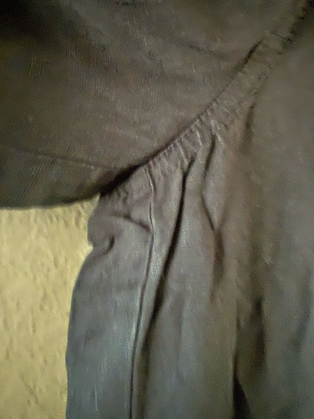 Pilcro Anthropologie Black Linen Blend Sailor Style Baggy Jogger Pants Size 29 - Picture 6 of 13